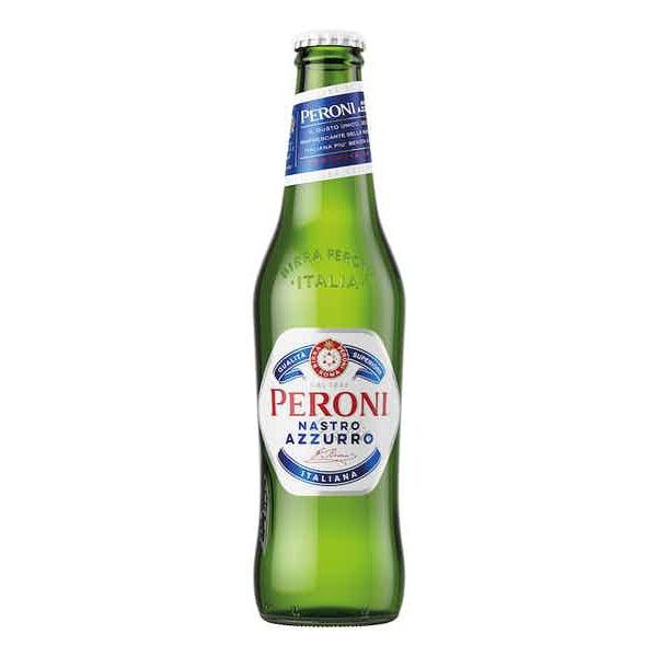 Peroni Nastro Azzurro Import Lager Beer 354ml Bottle