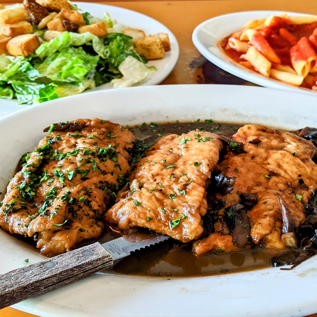 Chicken Marsala (Lunch Portion) - With Pasta