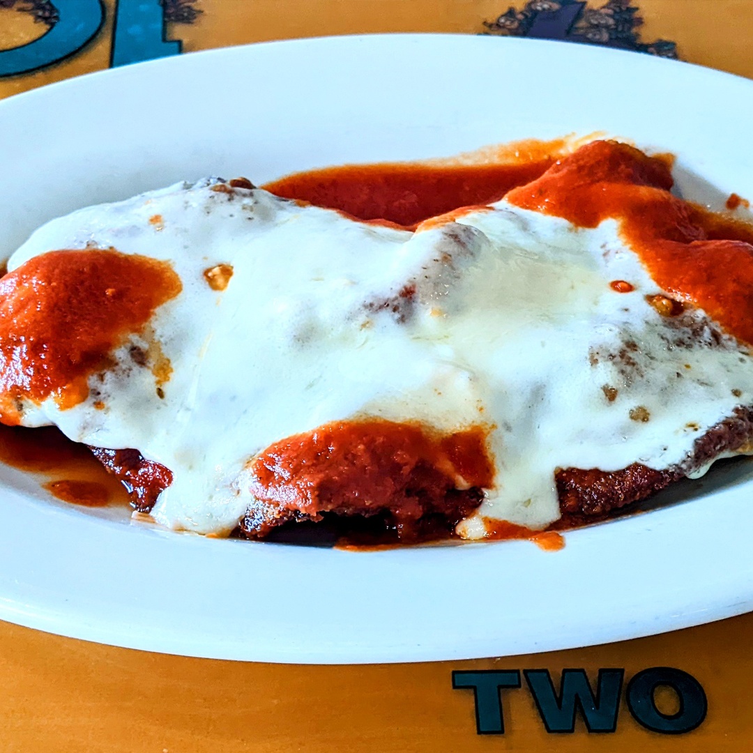 Chicken Parmesan (Lunch Portion) - With Pasta